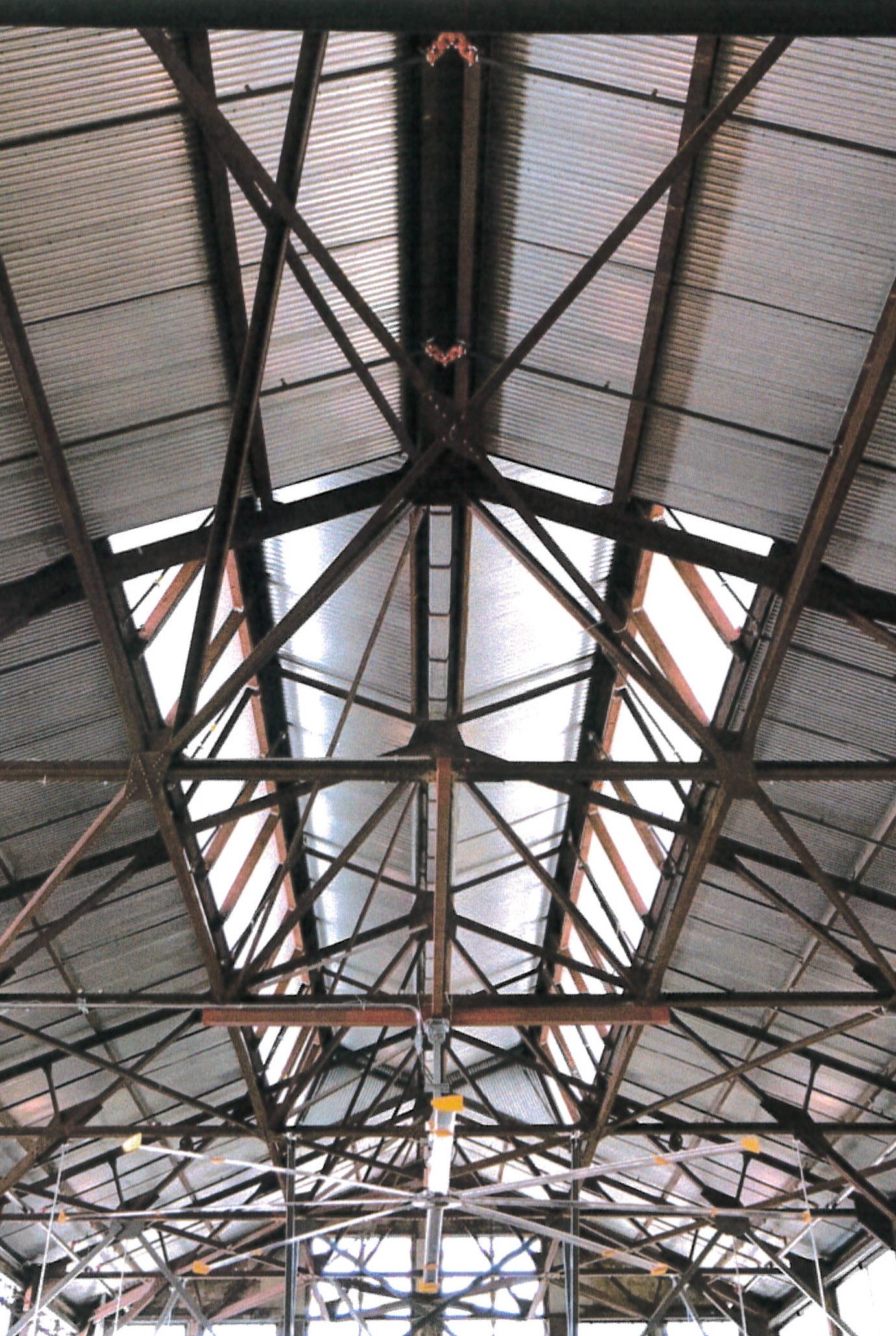 Restored ceiling of Building 116